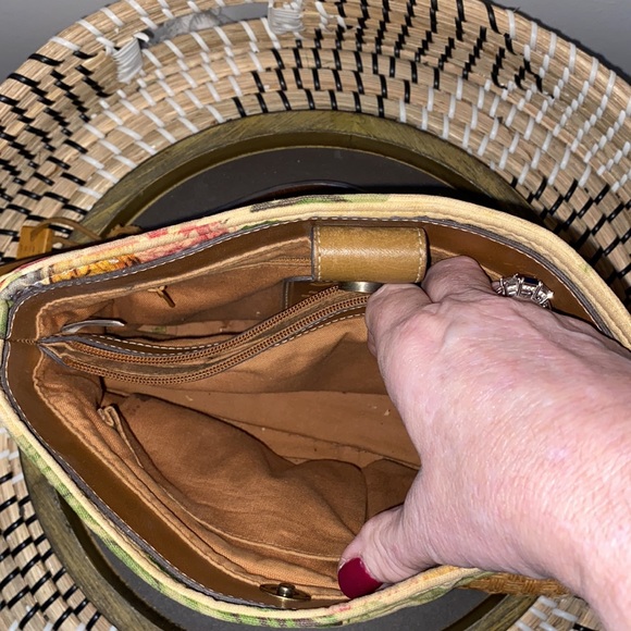 Fossil Woven Purse & Fossil small leather tan wallet. GUC gently used - Picture 8 of 13